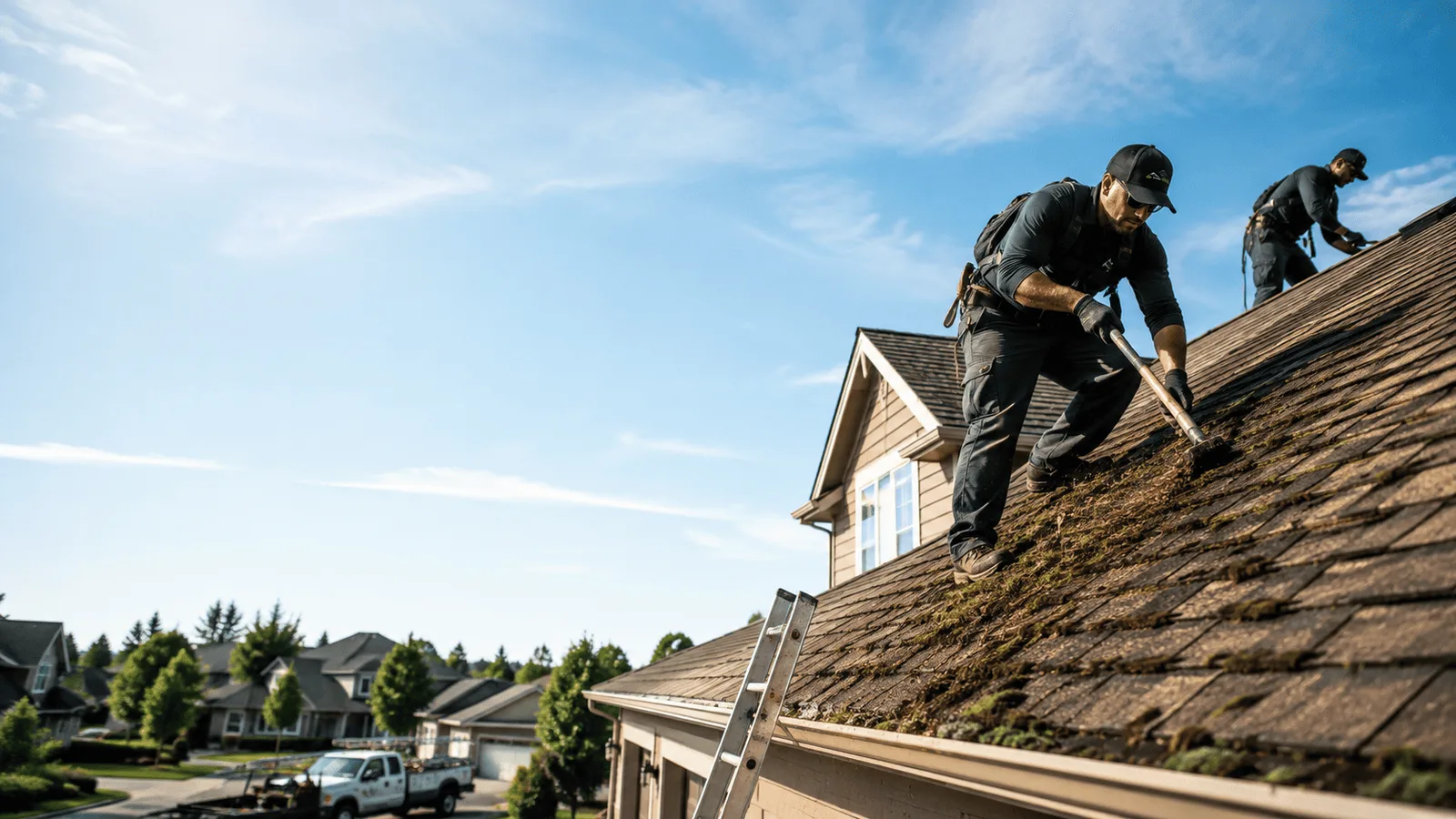 Roof Moss Removal in Clayton, WI near me